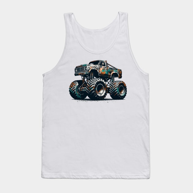 Monster Truck Tank Top by Vehicles-Art